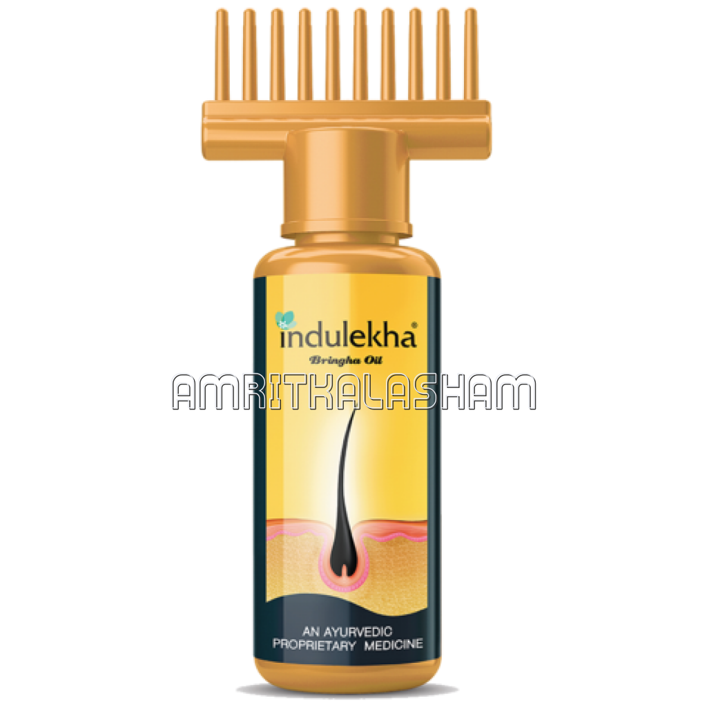 Indulekha Bringha Oil, Reduces Hair Fall, Grows New Hair, 100% Ayurvedic Oil 50Ml