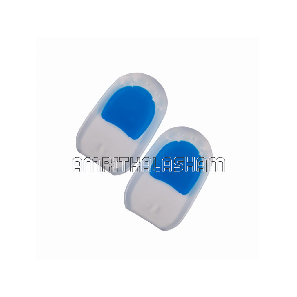 Silicon Heel Pad With Blue Dot