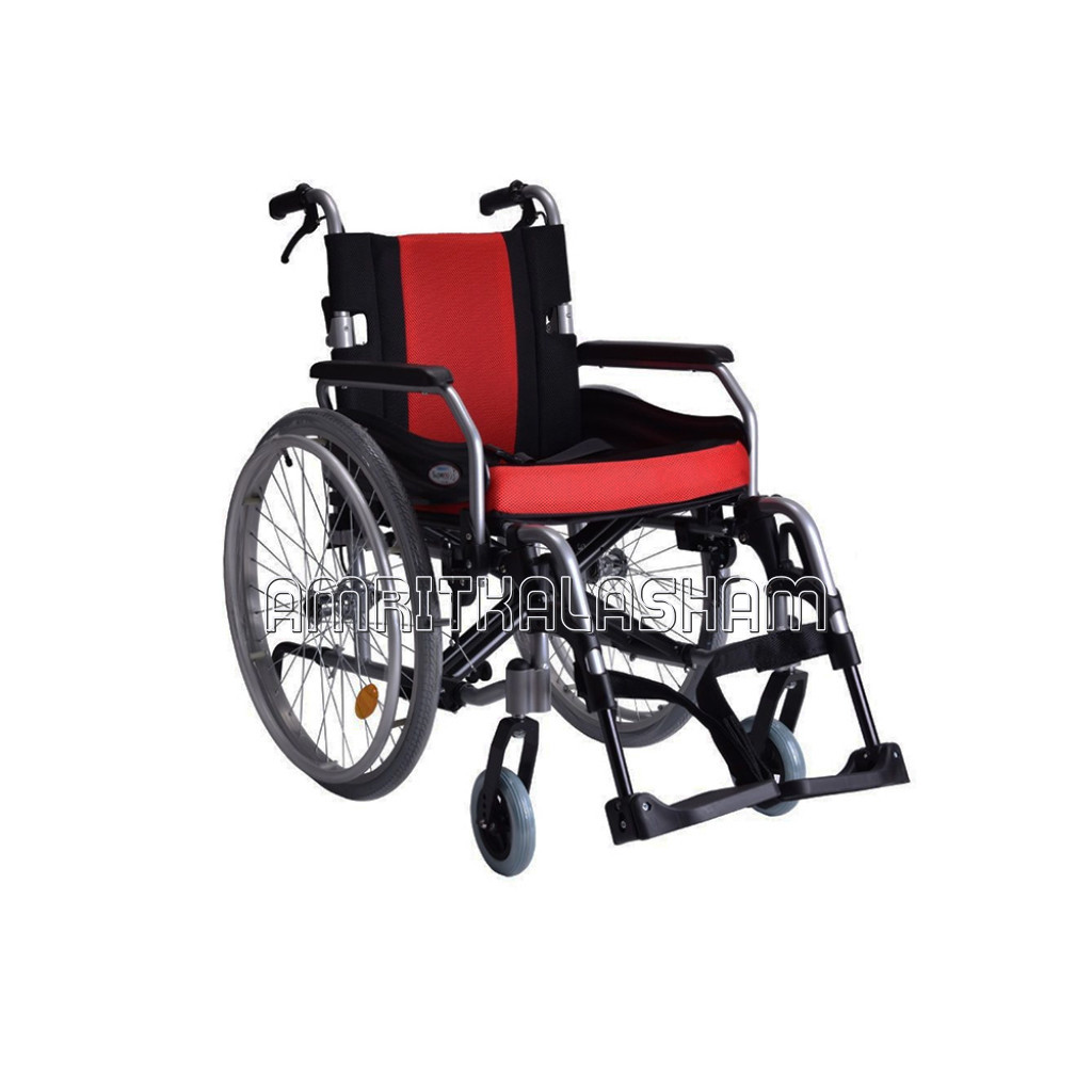 Superio Aluminium Wheelchair With Removable Big Wheels