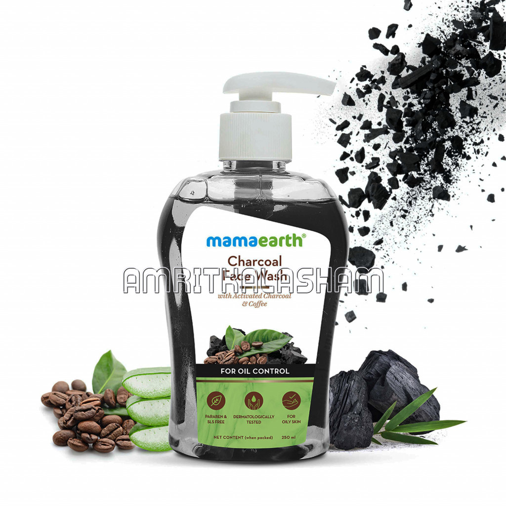 Charcoal Face Wash With Activated Charcoal And Coffee For Oil Control – 250Ml