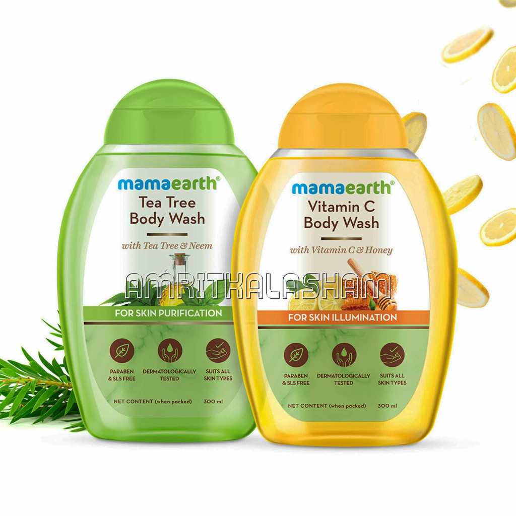 Body Wash Combo: Vitamin C Body Wash And Tea Tree Body Wash