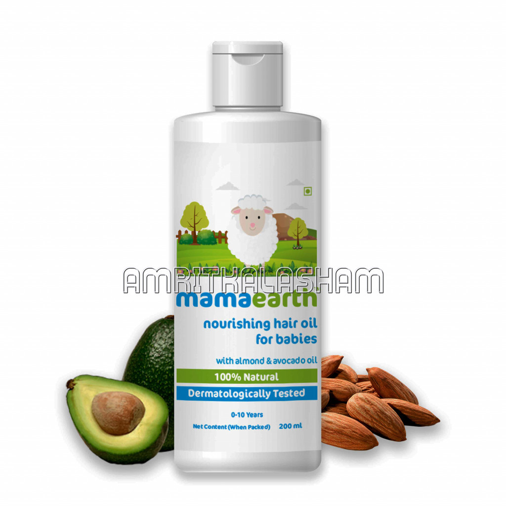 Nourishing Hair Oil For Babies With Almond And Avocado Oil   200 Ml