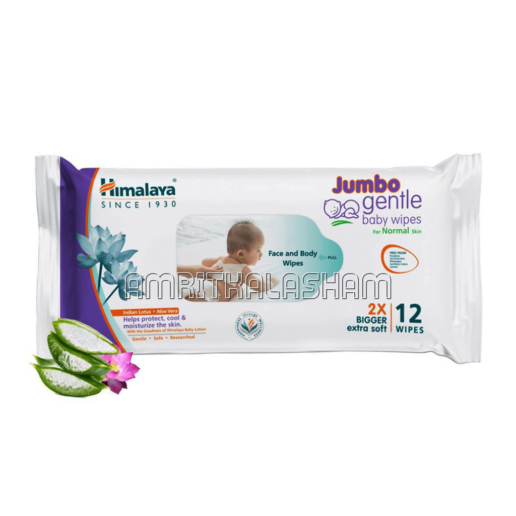 Jumbo Gentle Baby Wipes 12