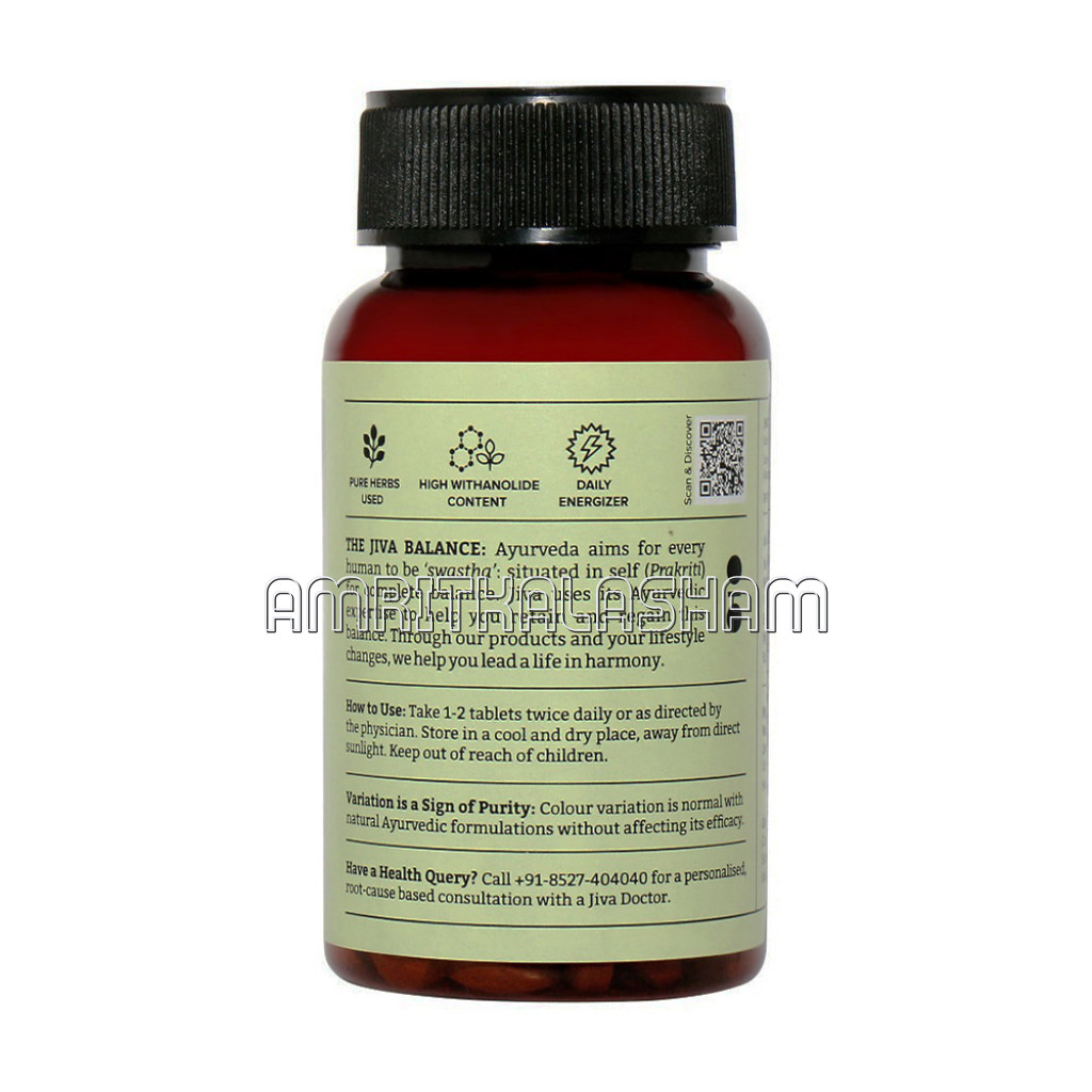 Jiva Ayurveda Ashwagandha Tablets