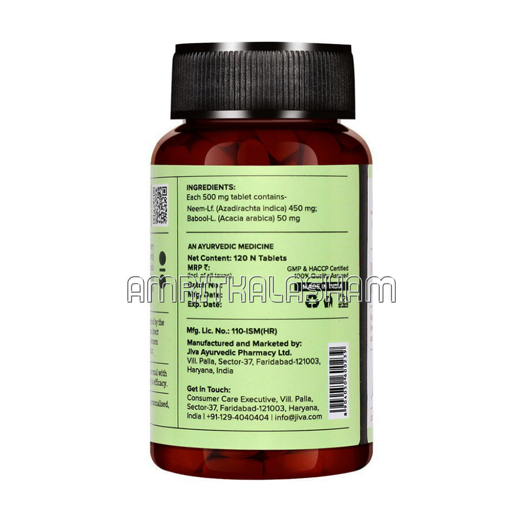 Jiva Ayurveda Neem Tablets