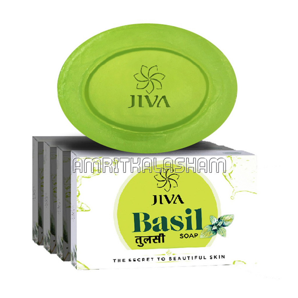 Jiva Basil Soap 100 Gm (Pack Of 4)