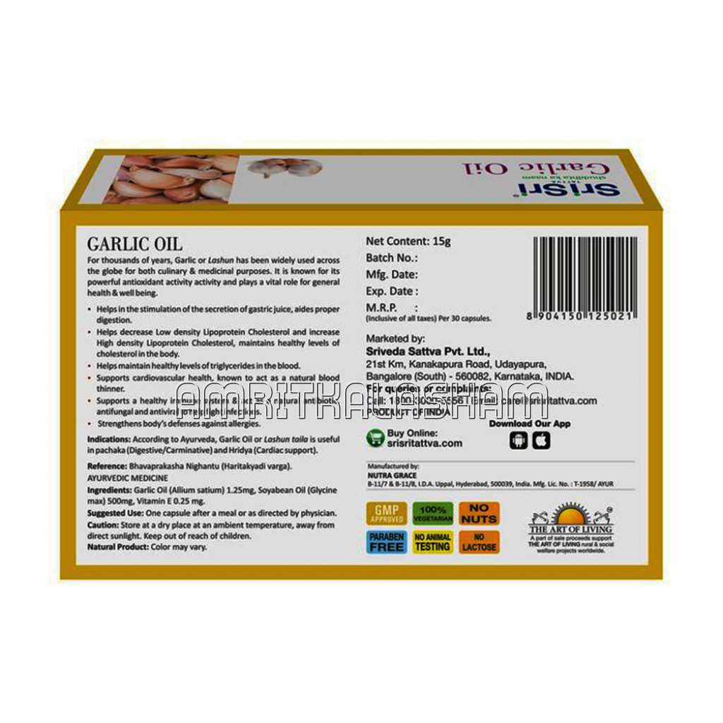 Garlic Veg Oil Capsules 15