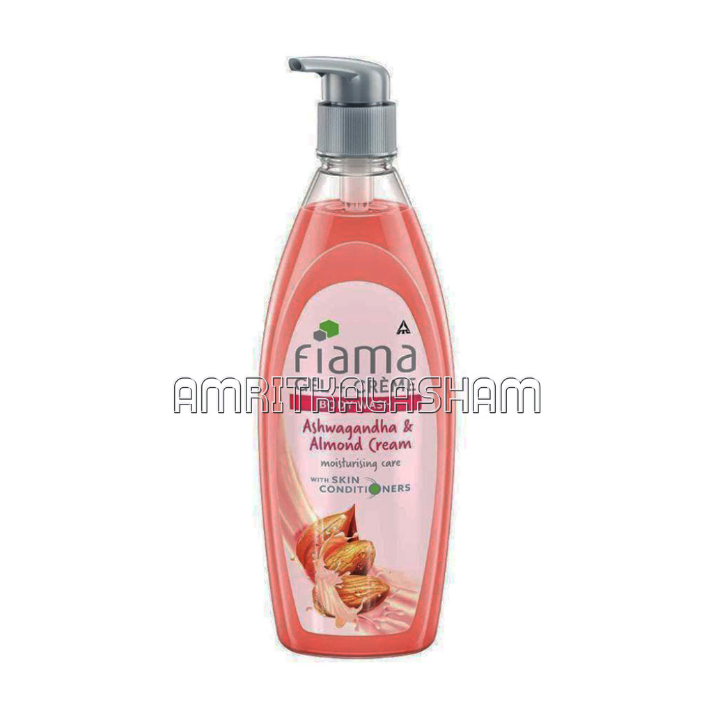 Fiama Gelpluscreme Body Wash Ashwagandha and Almond Cream With Skin Conditioners 500Ml