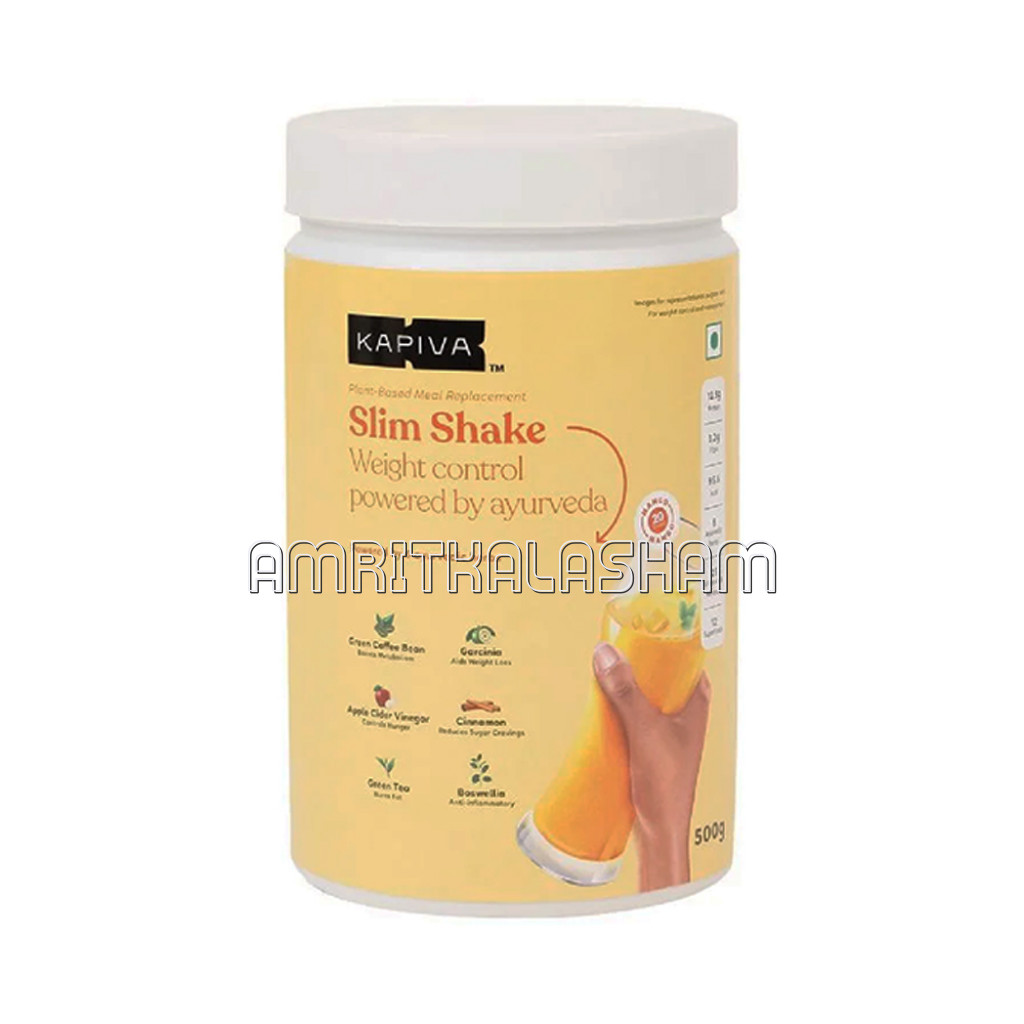 Kapiva Meal Replacement Slim Shake Mango 500G