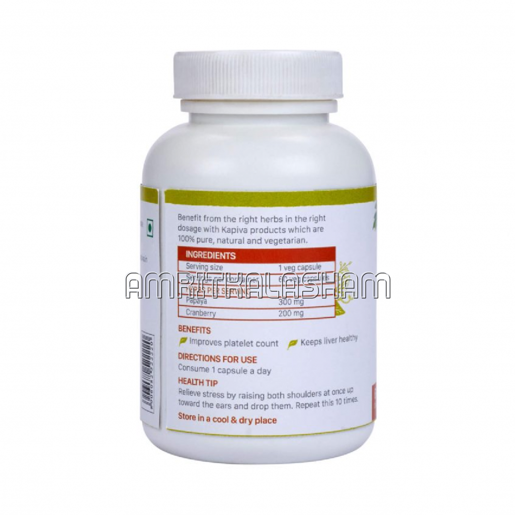 Kapiva Papaya Plus Anti Oxidant Capsules