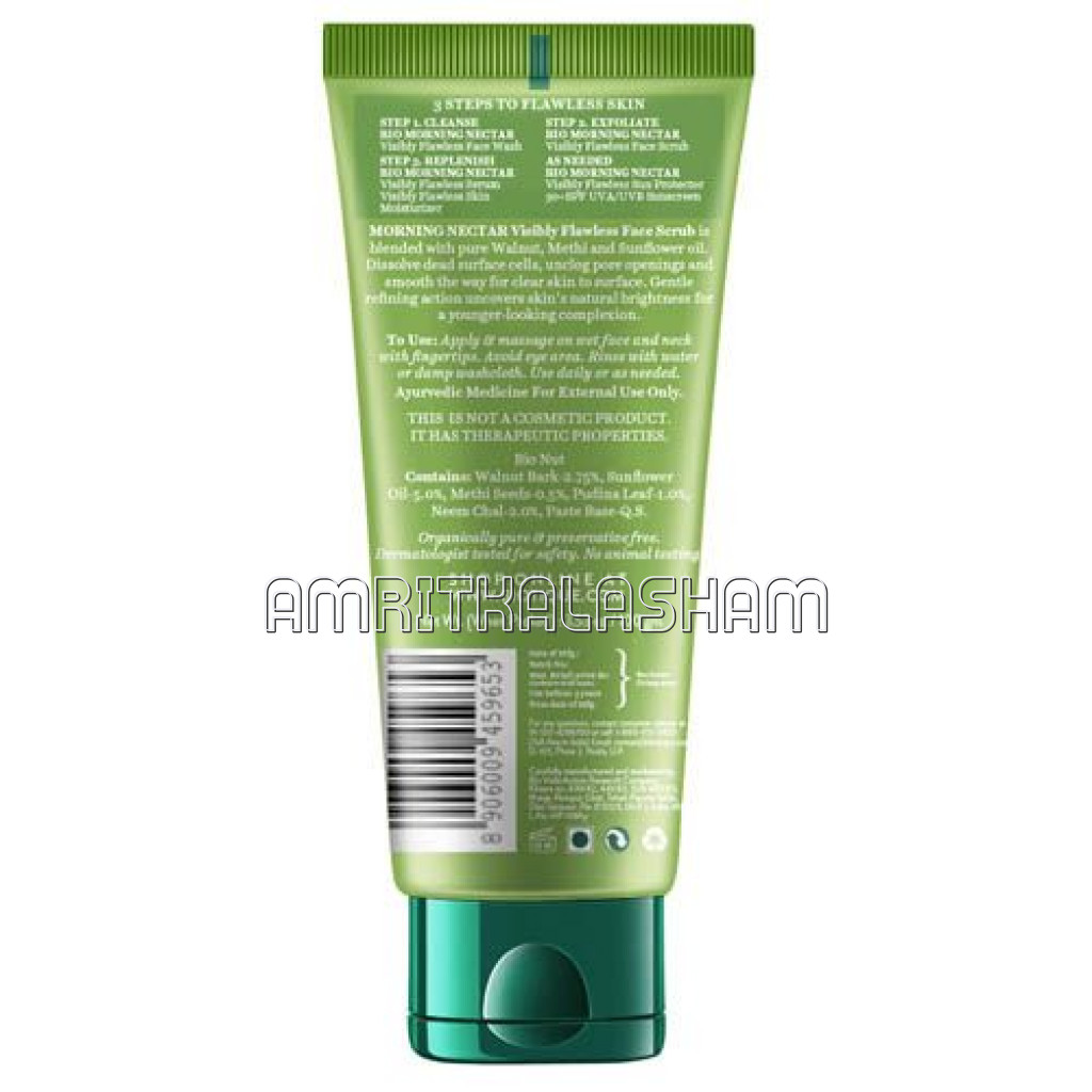 Bio Morning Nectar Visibly Flawless Face Scrub 100 Gm