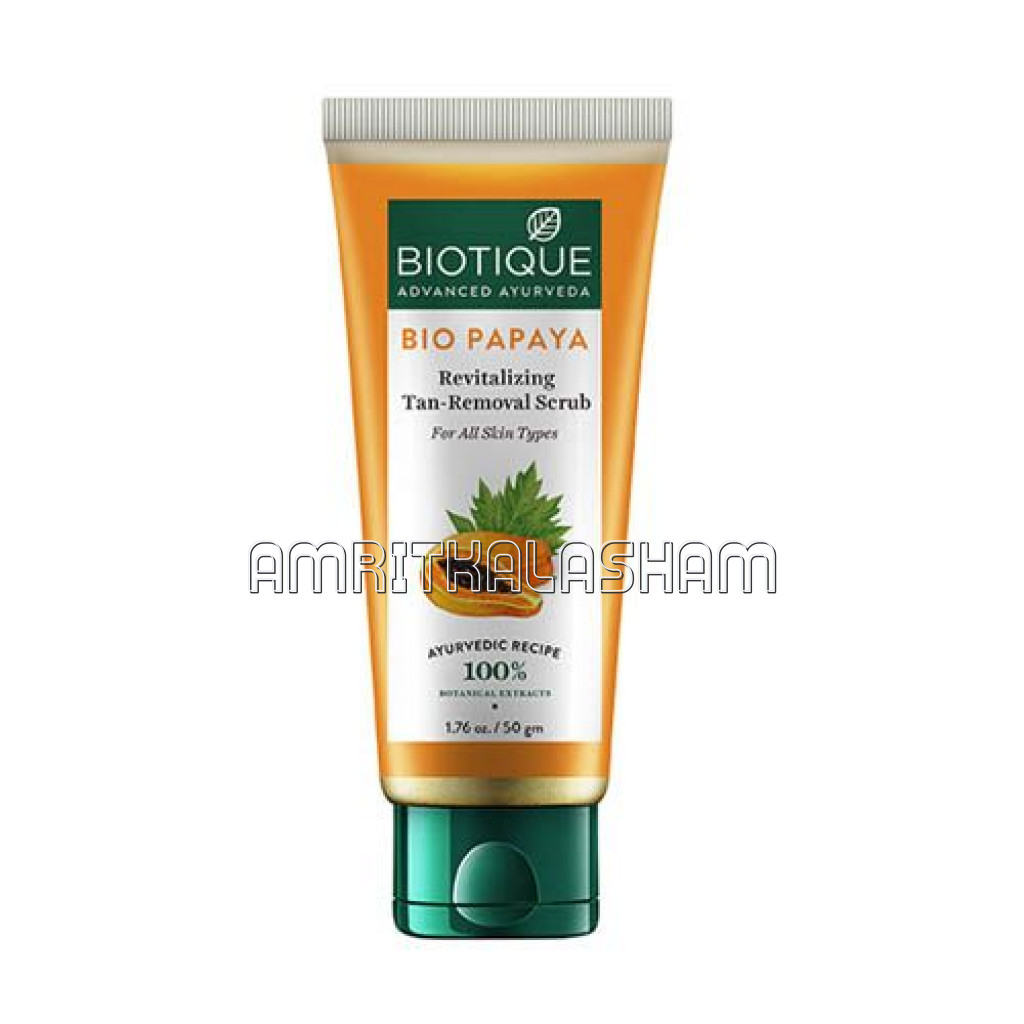 Bio Papaya Tan Removal Scrub 50Gm