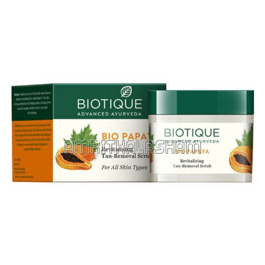 Bio Papaya Tan Removal Scrub 75Gm