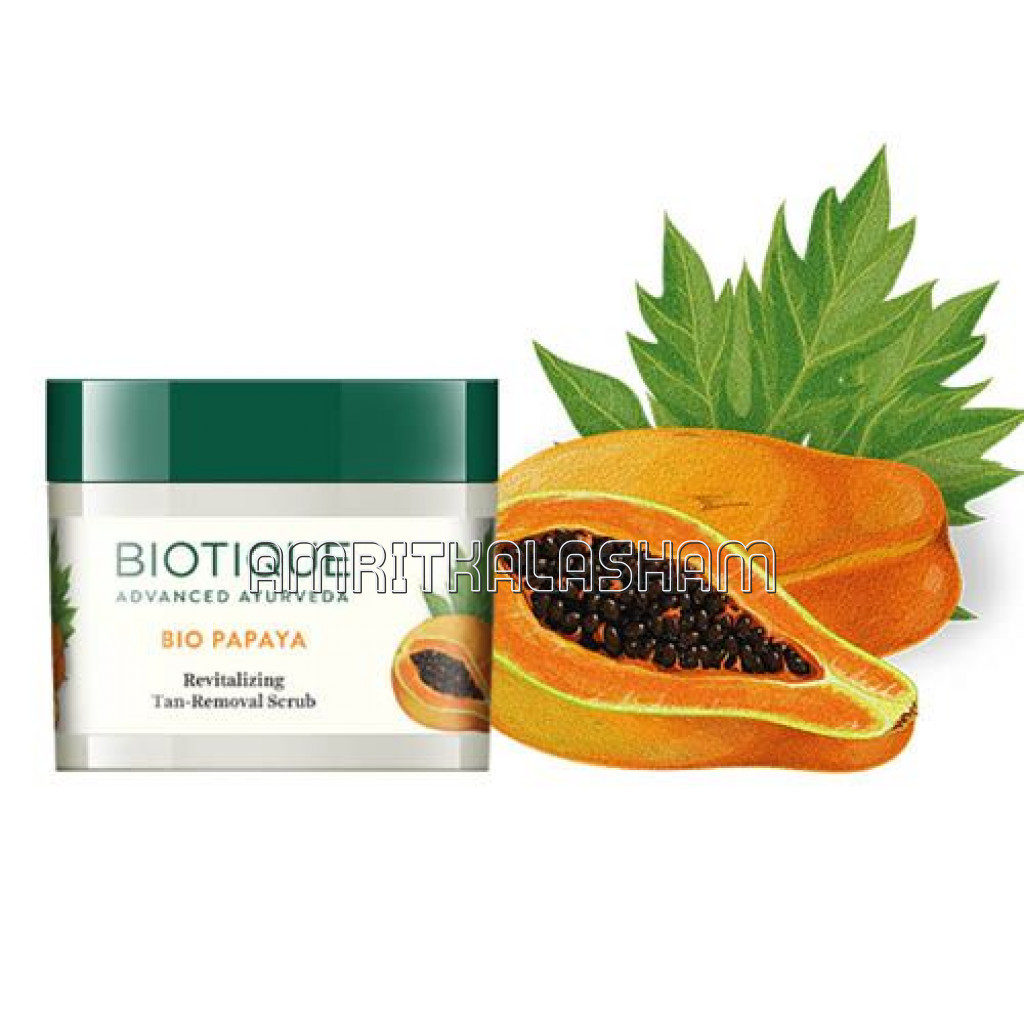 Bio Papaya Tan Removal Scrub 75Gm