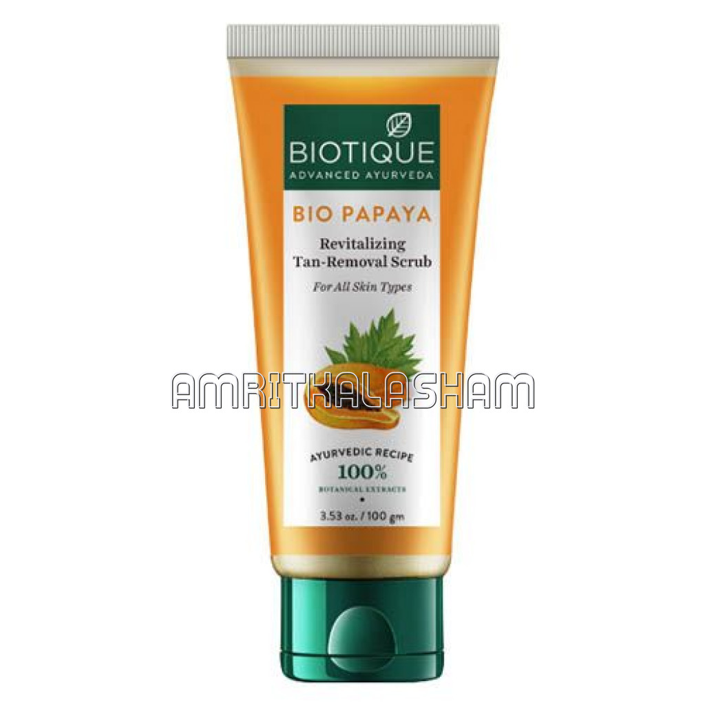 Bio Papaya Tan Removal Scrub 100Gm