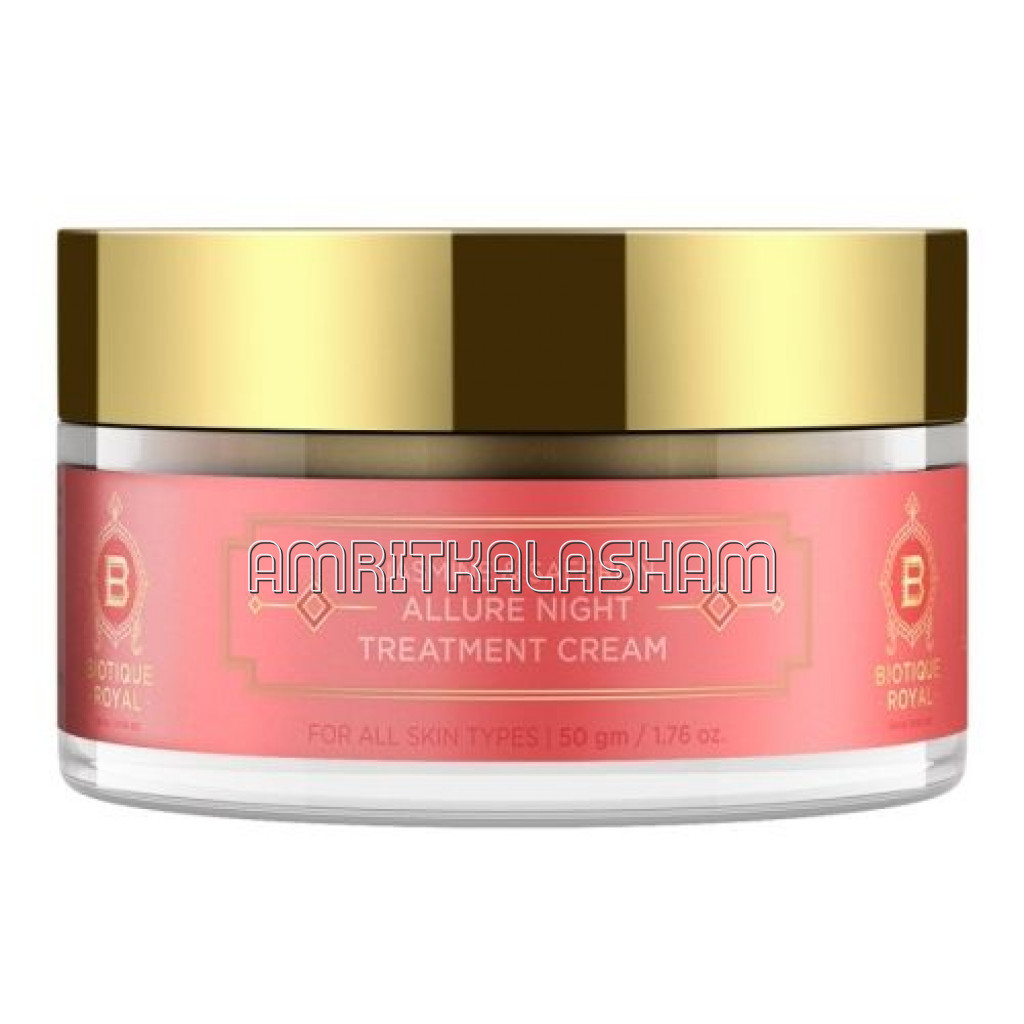 Biotique Royal Jasmine and Saffron Allure Night Treatment Cream 50Gm
