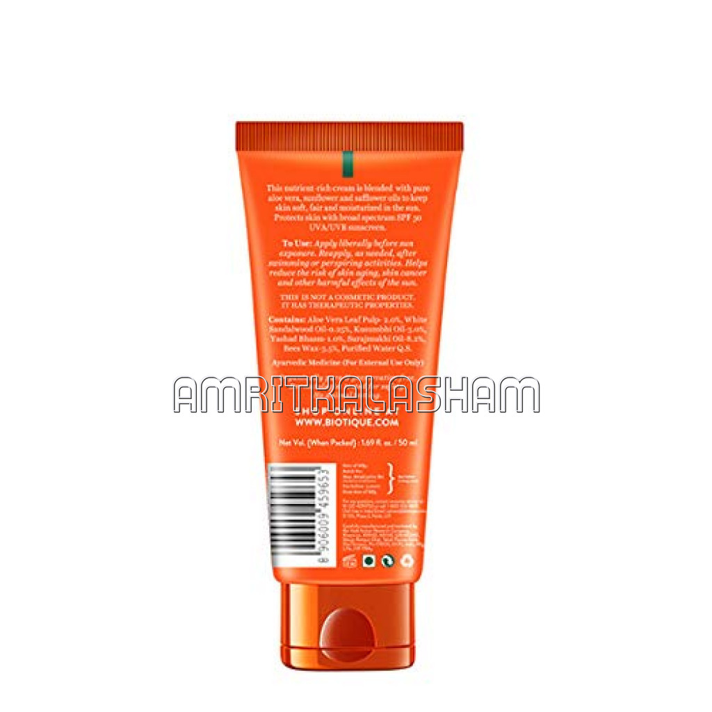 Bio Aloevera Sunscreen Lotion 50Ml