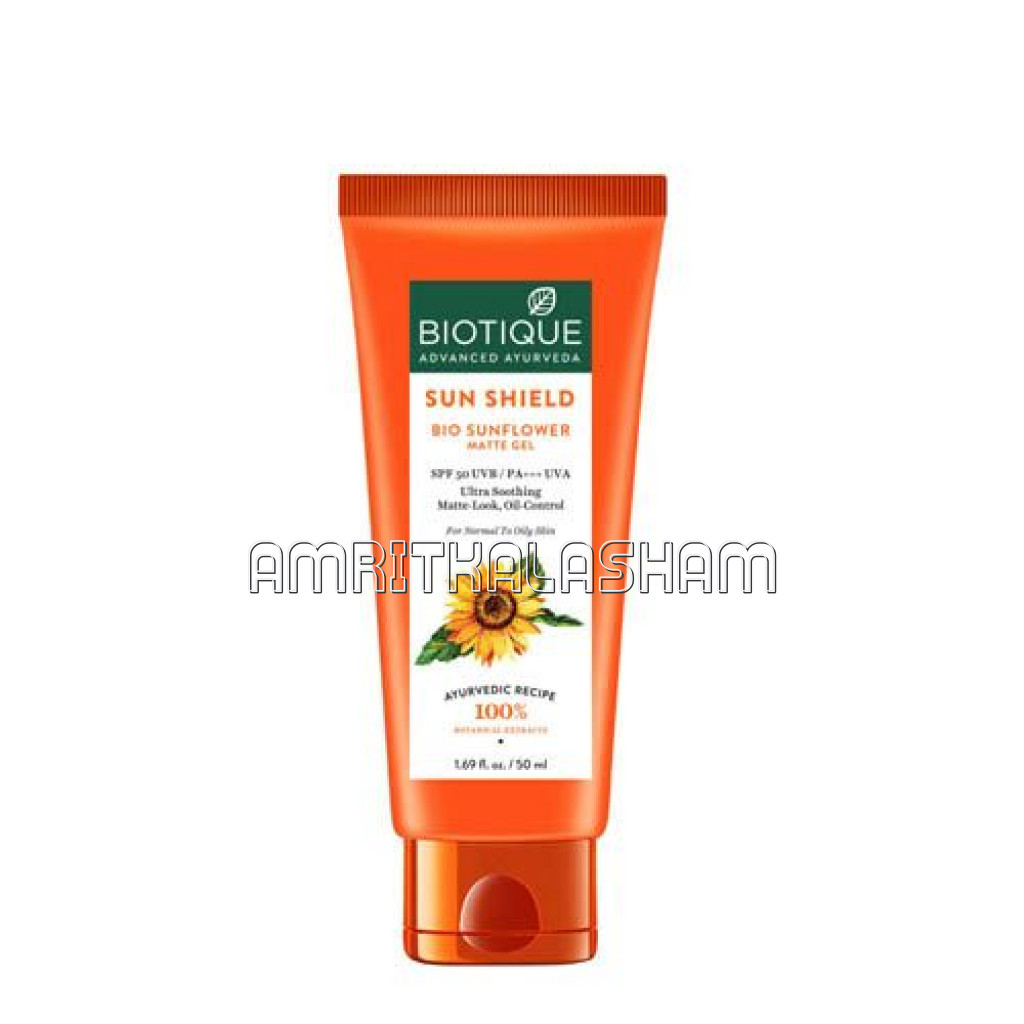 Bio Sunflower Matte Sunscreen Gel 50Ml