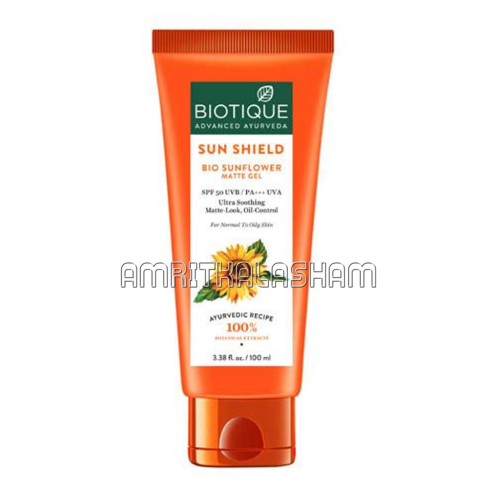 Bio Sunflower Matte Sunscreen Gel 100Ml