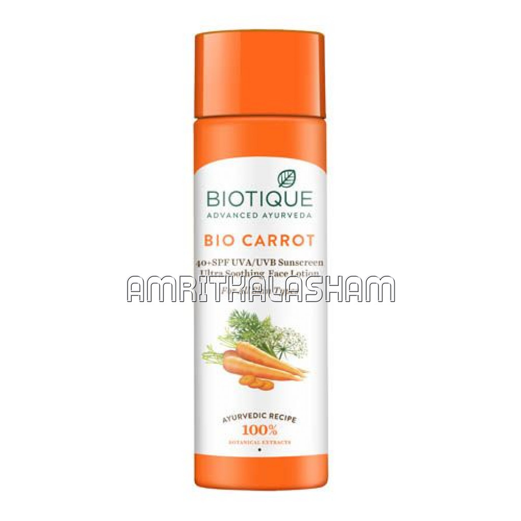 Bio Carrot Sunscreen Face Lotion 190Ml