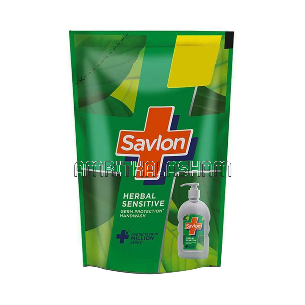 Savlon Herbal Sensitive Ph Balanced Liquid Handwash Refill Pouch 175Ml