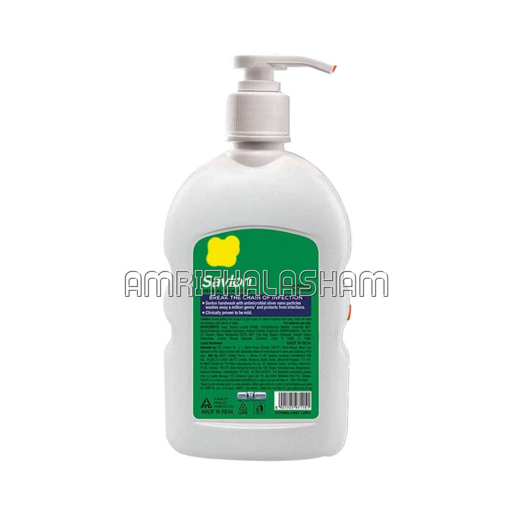 Savlon Herbal Sensitive Ph Balanced Liquid Handwash, 200Ml