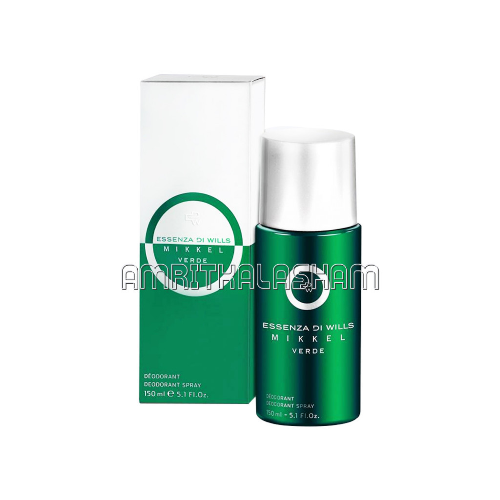 Essenza Di Wills Mikkel Verde Deodorant For Men, 150Ml