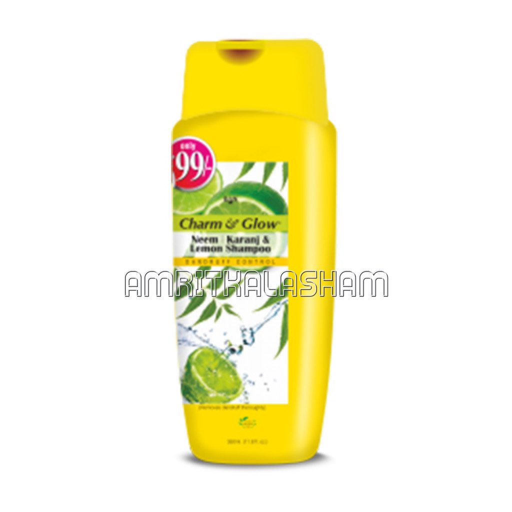 Charm and Glow Neem Karanj and Lemon Shampoo 1050Ml