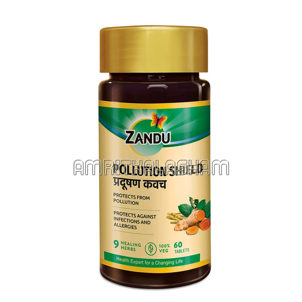 Zandu Pollution Shield (60 Tabs)