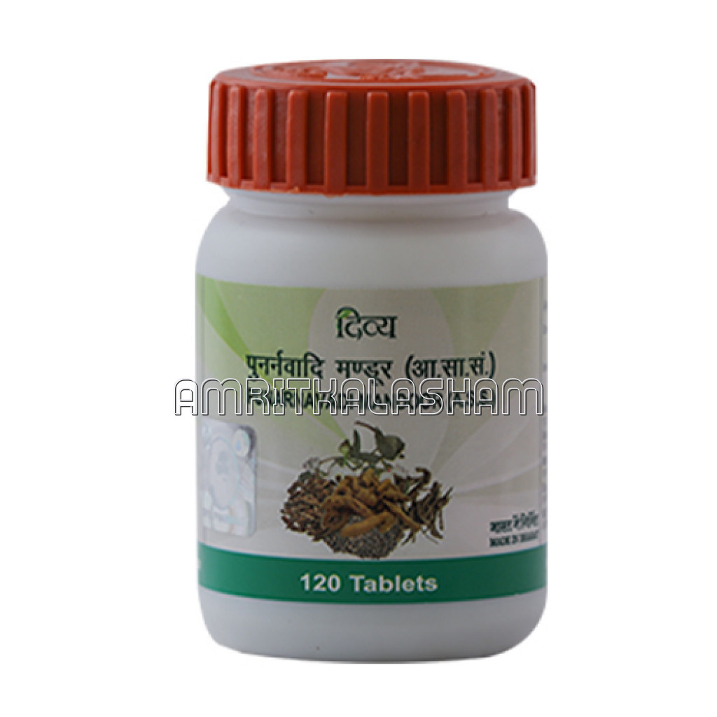 Divya Punarnavadi Mandoor   120 Tab 40 Gm