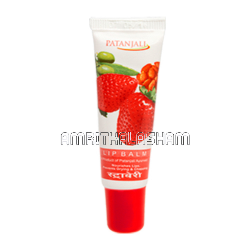 Patanjali Lip Balm Strawberry 10 Gm