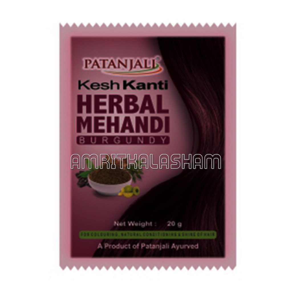 Patanjali Kesh Kanti Herbal Mehandi (Burgundy) 20 Gm