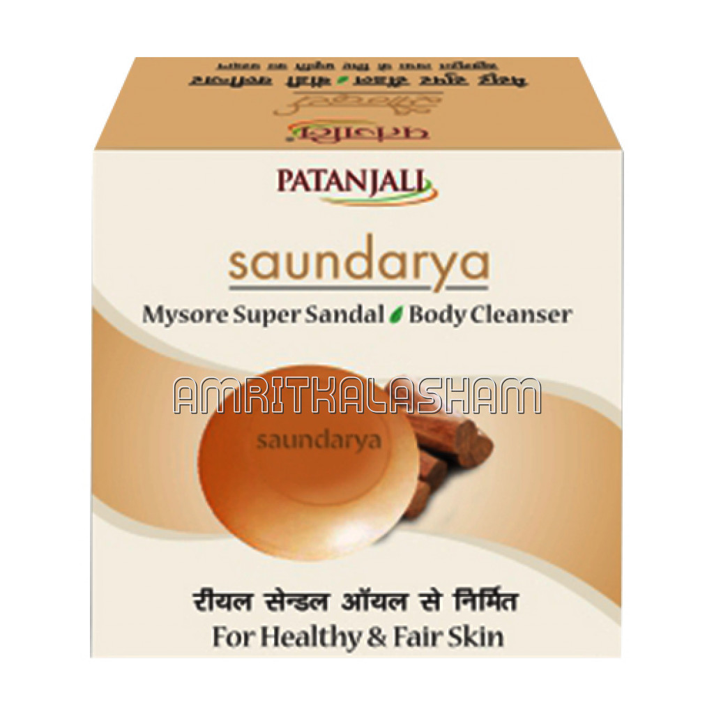 Patanjali Saundarya Mysore Super Sandal Body Cleanser 75 Gm