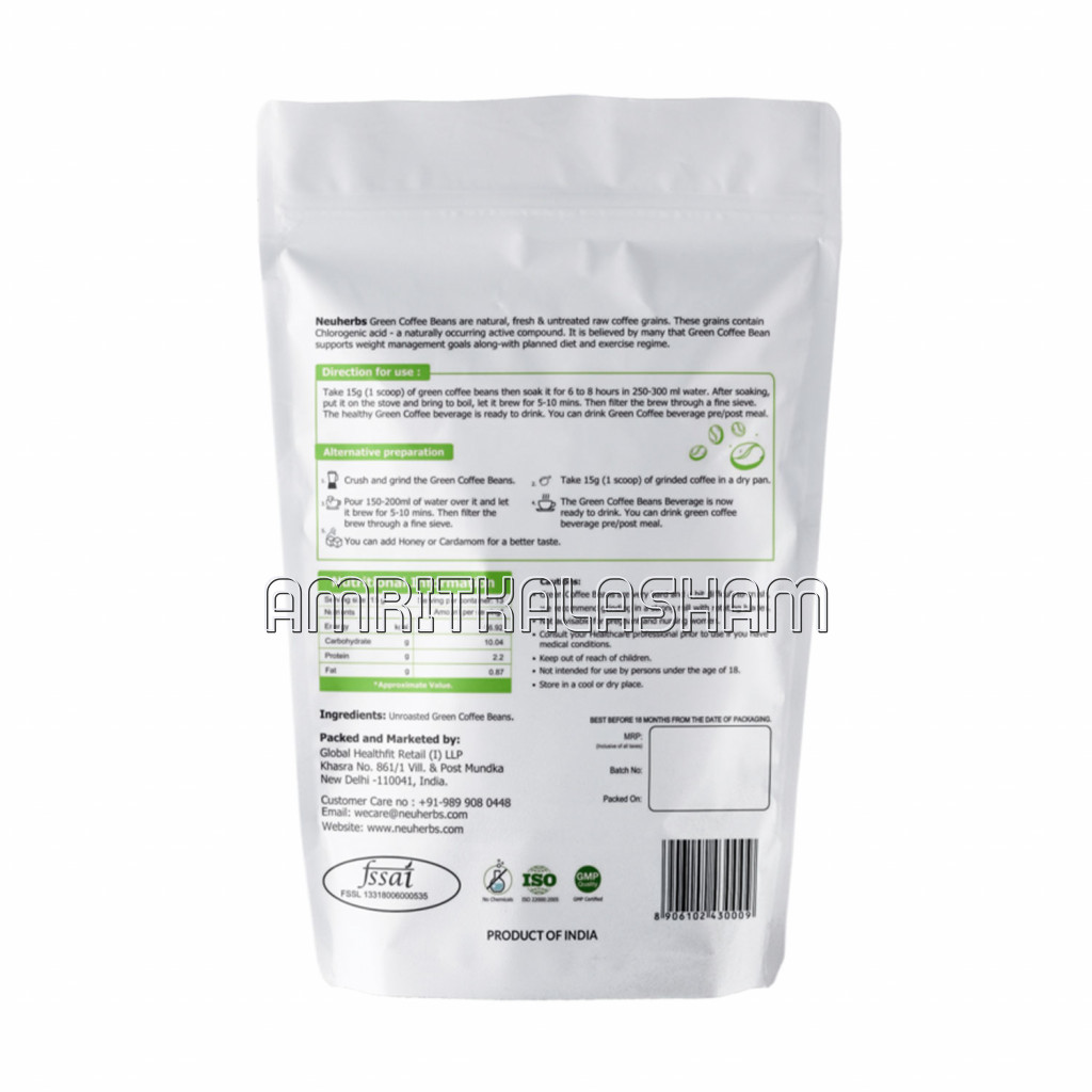 Neuherbs Green Coffee Beans 400Gm