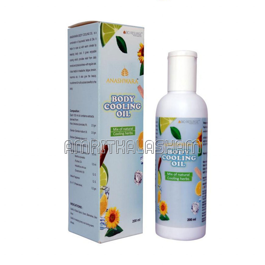 Body Cooling Oil   Relief From Daily Mental And Physical Stress
