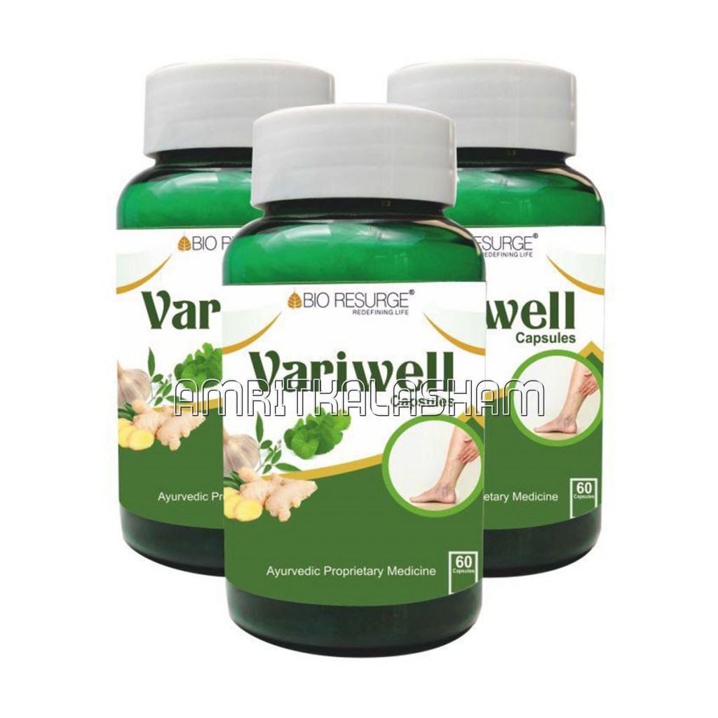 Variwell Capsules Reduce Pain In Varicose Veins Pack Of 3