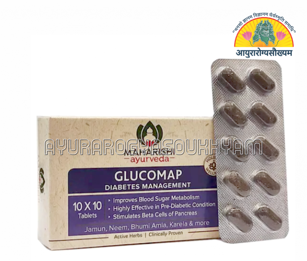 ayurarogyasoukhyam-440/product/202507/main/AMR003641_Glucomap Tablet 10's_Maharshi Ayurveda_Ayurarogyasoukhyam_43610.png