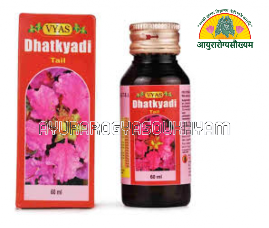 ayurarogyasoukhyam-440/product/202508/main/AMR002874_Dhatkyadi Tail_Vyas Pharmaceuticals Pvt Ltd_Ayurarogyasoukhyam1_42859.png