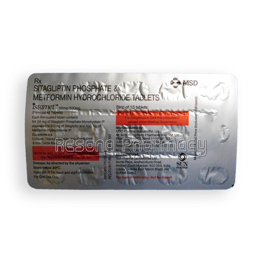 Istamet 50/500 Mg