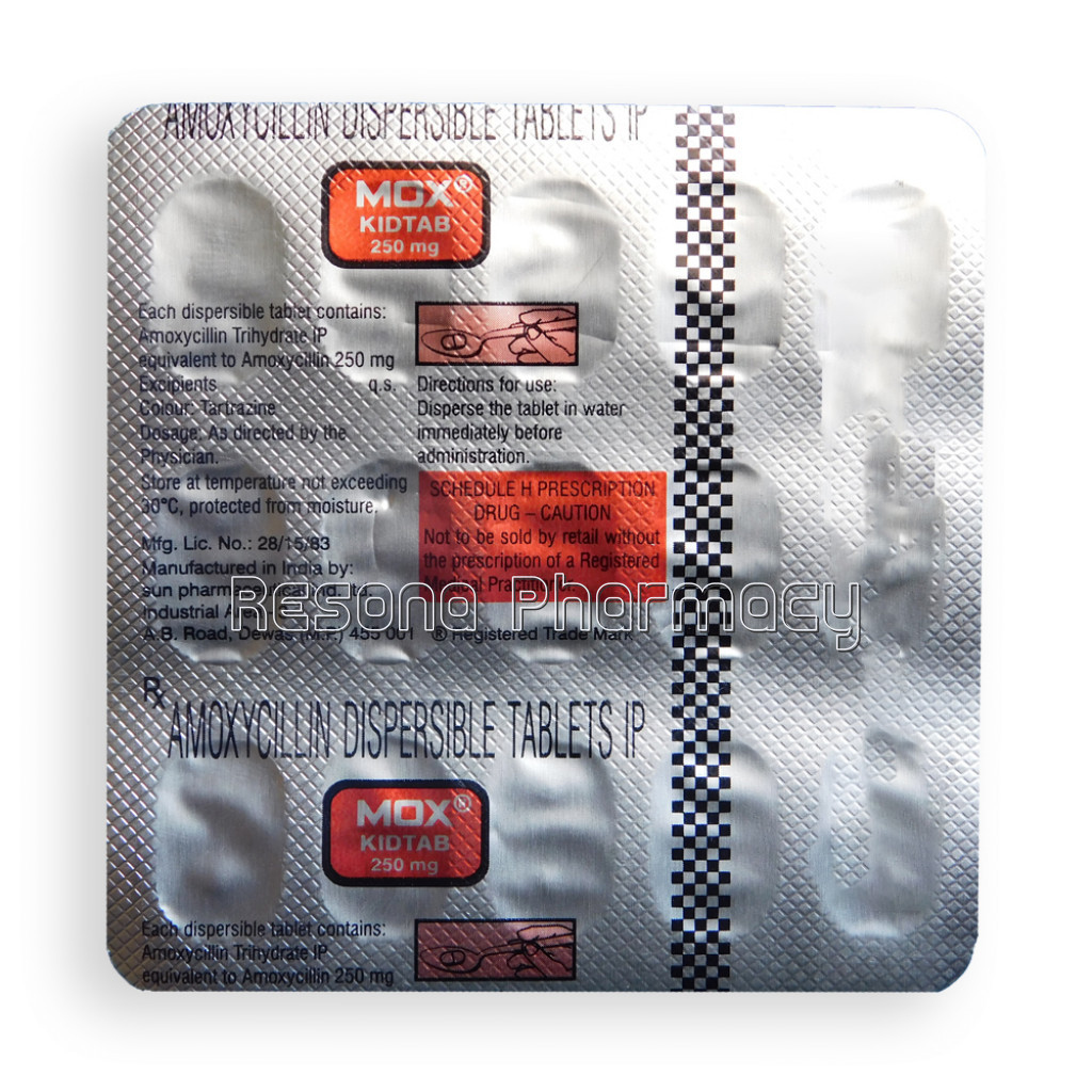 Mox Kidtab 250 Mg