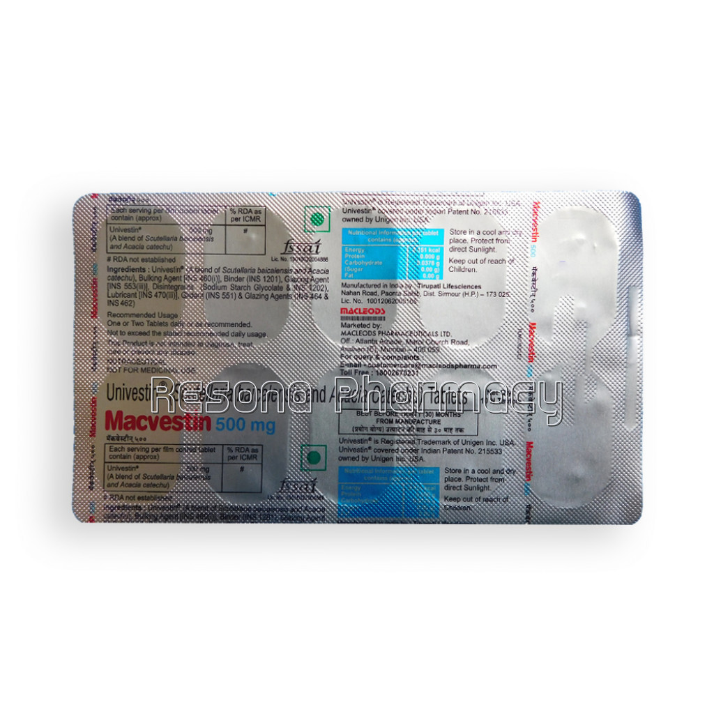 Macvestin 500 Mg