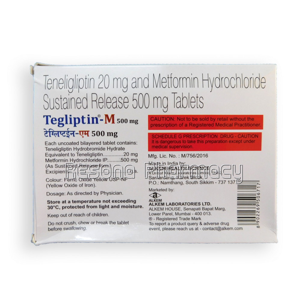 Tegliptin M 500 Mg