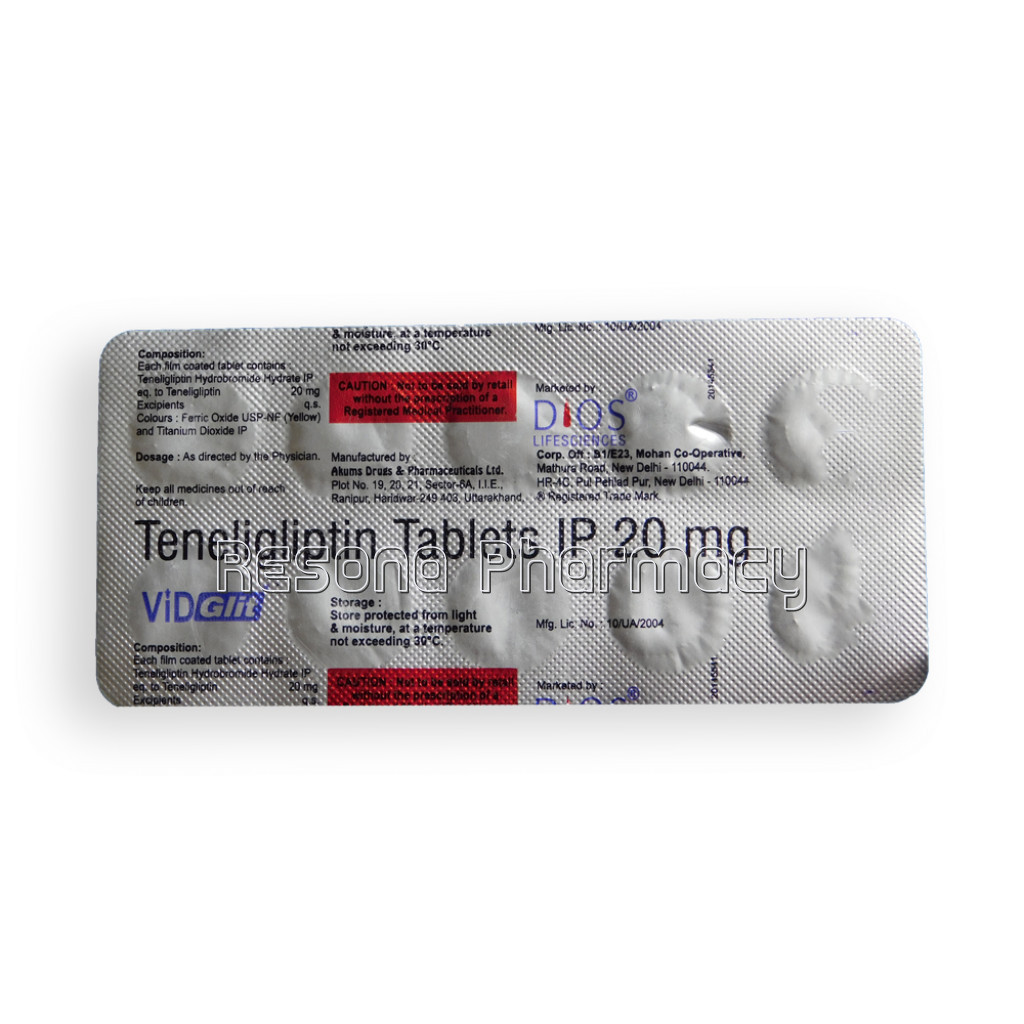 Vidglit M 20Mg