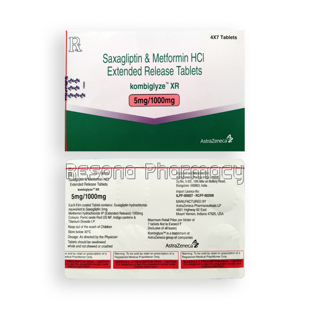 Kombiglyze Xr 5Mg/1000