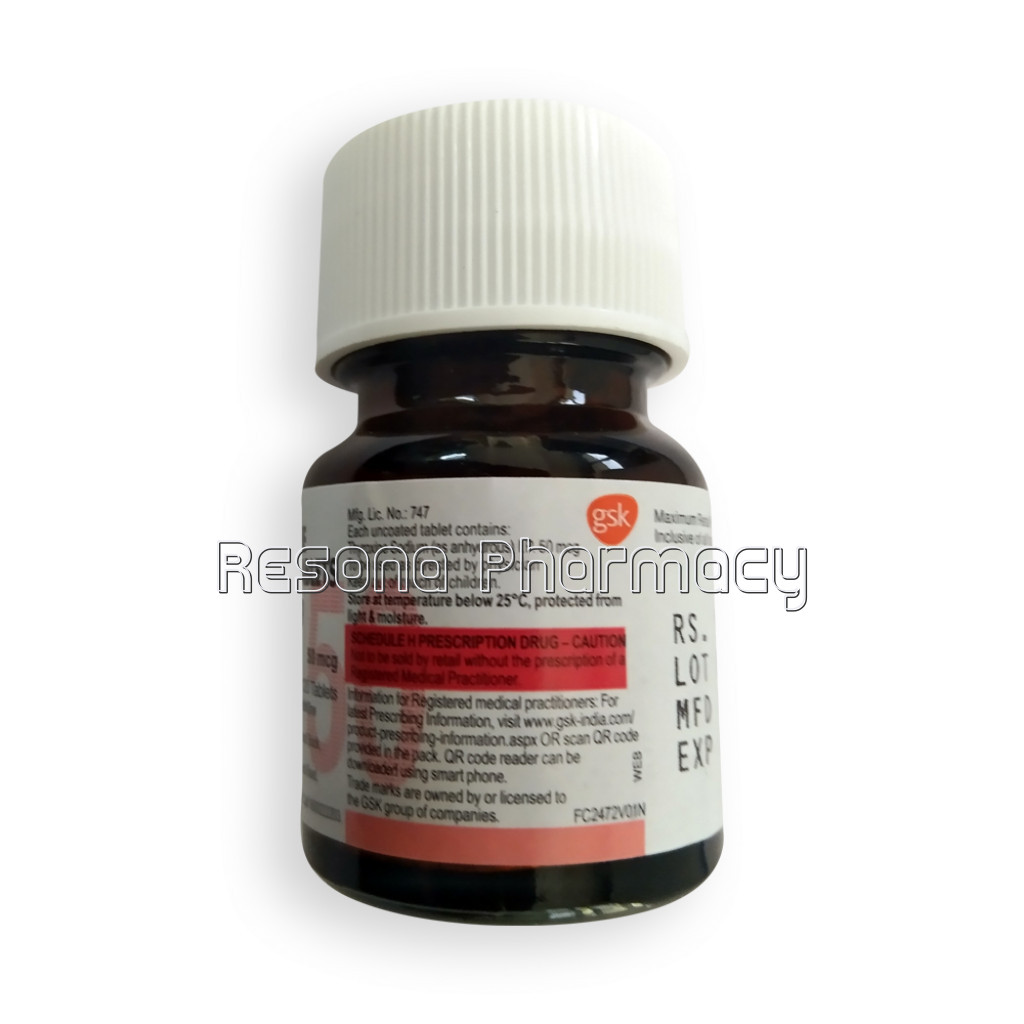 Eltroxin 50Mcg