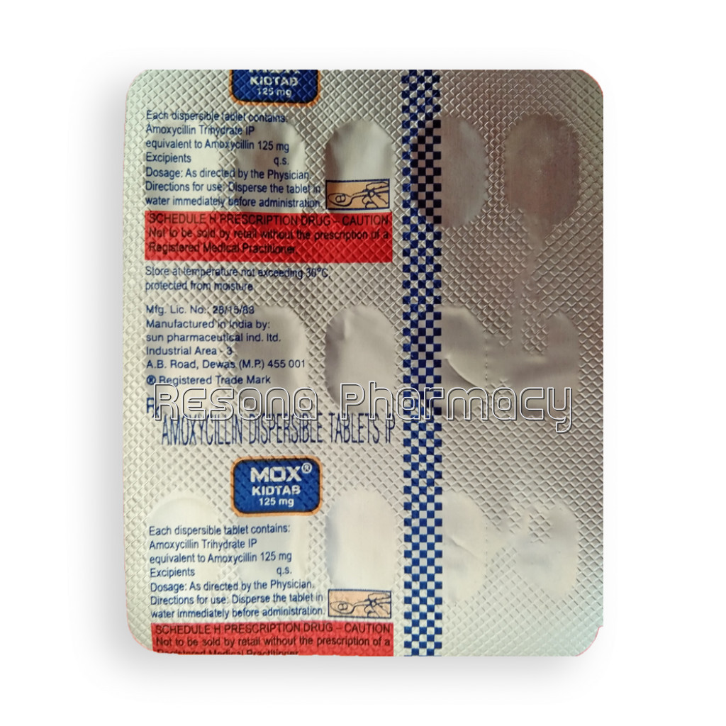 Mox Kidtab 125 Mg