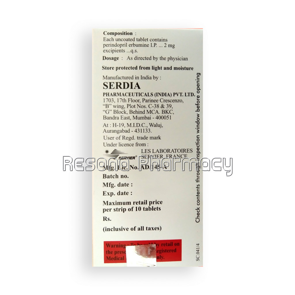 Coversyl 2 Mg