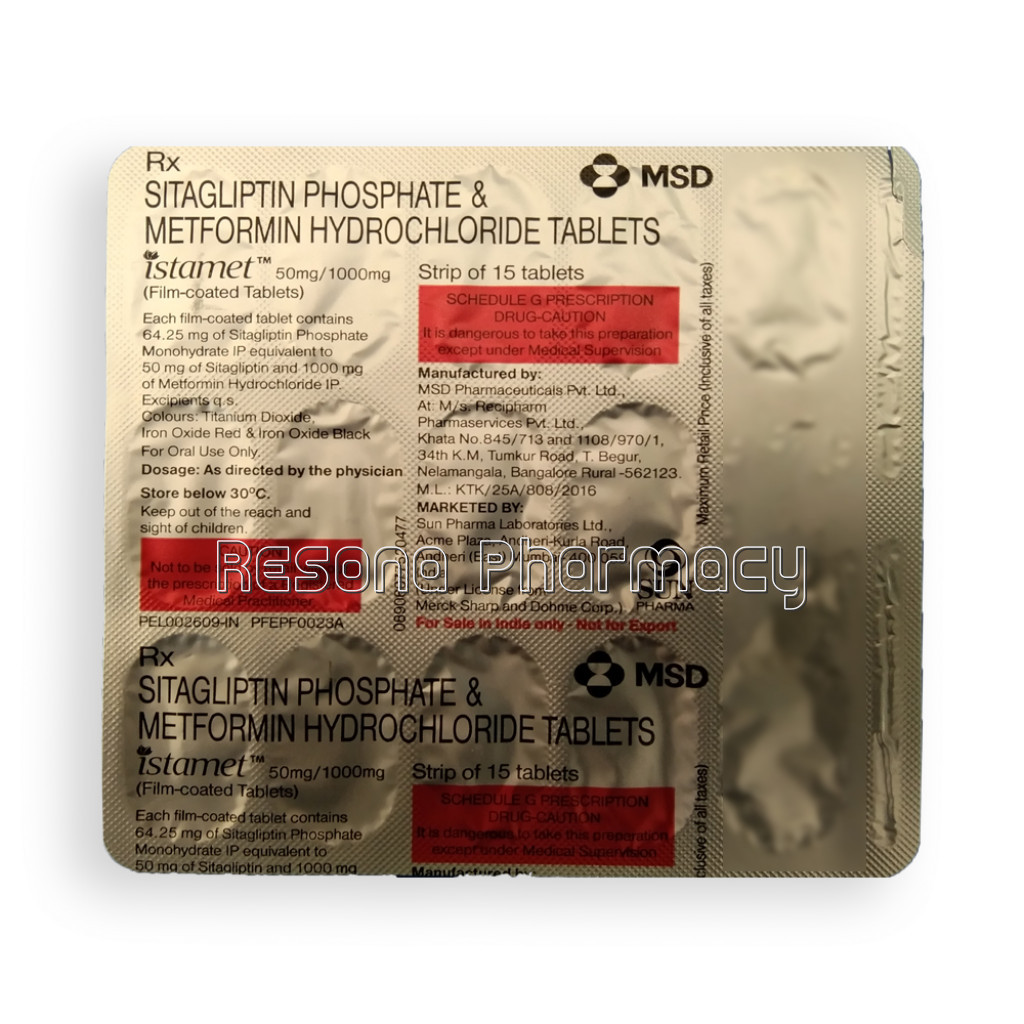 Istamet 50/1000 Mg