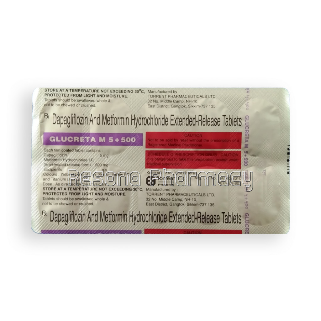 Glucreta M 5 Plus 500