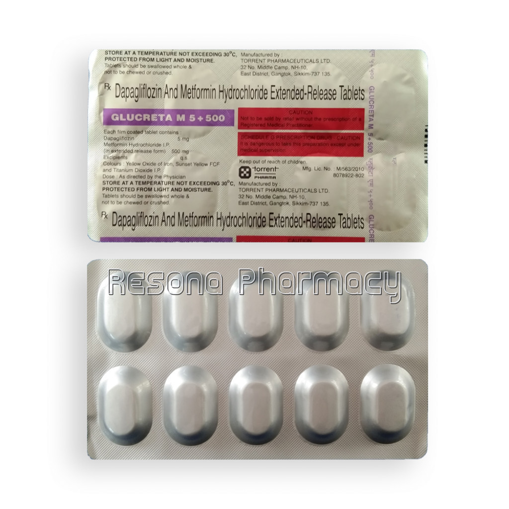 Glucreta M 5 Plus 500